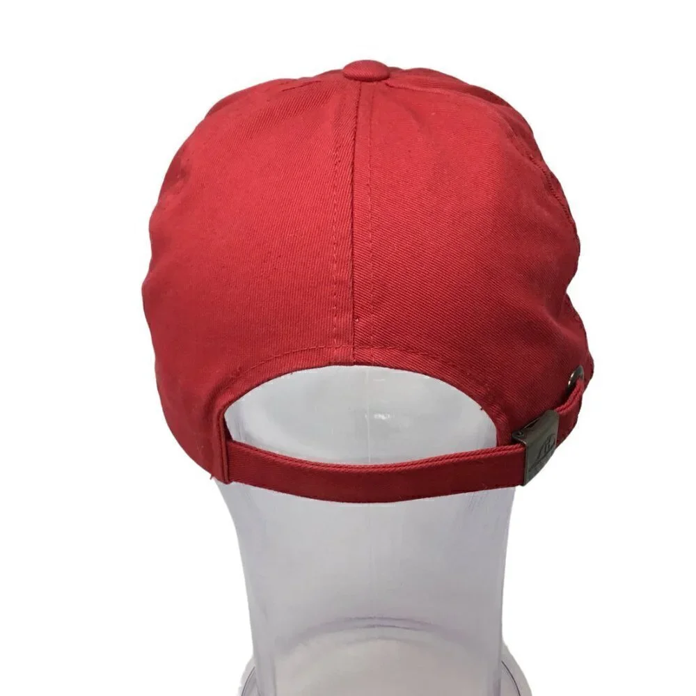 Vintage 2000 Rosebowl Wisconsin Badgers Hat Baseball Cap Football Game NCAA Red